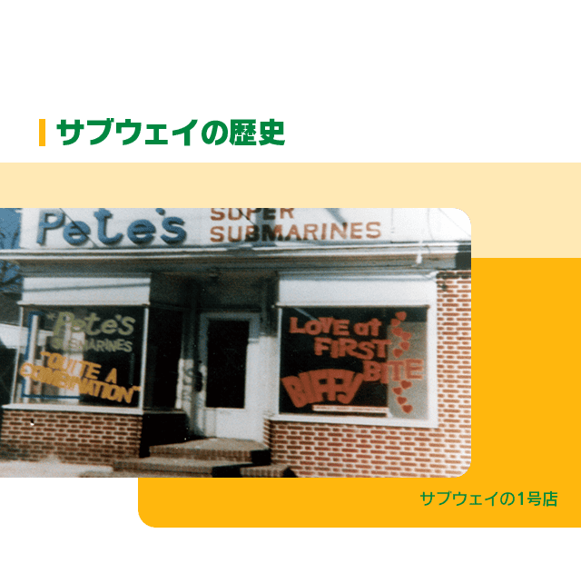 サブウェイの歴史 サプウェイの1号店