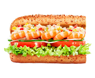 10種野菜をはさんだタルタルシュリンプ