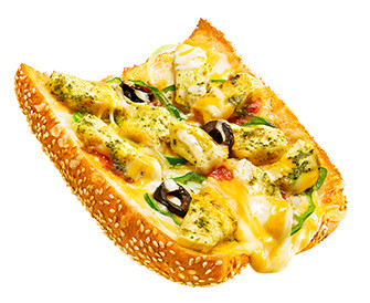 ピザ バジルトマトチキン